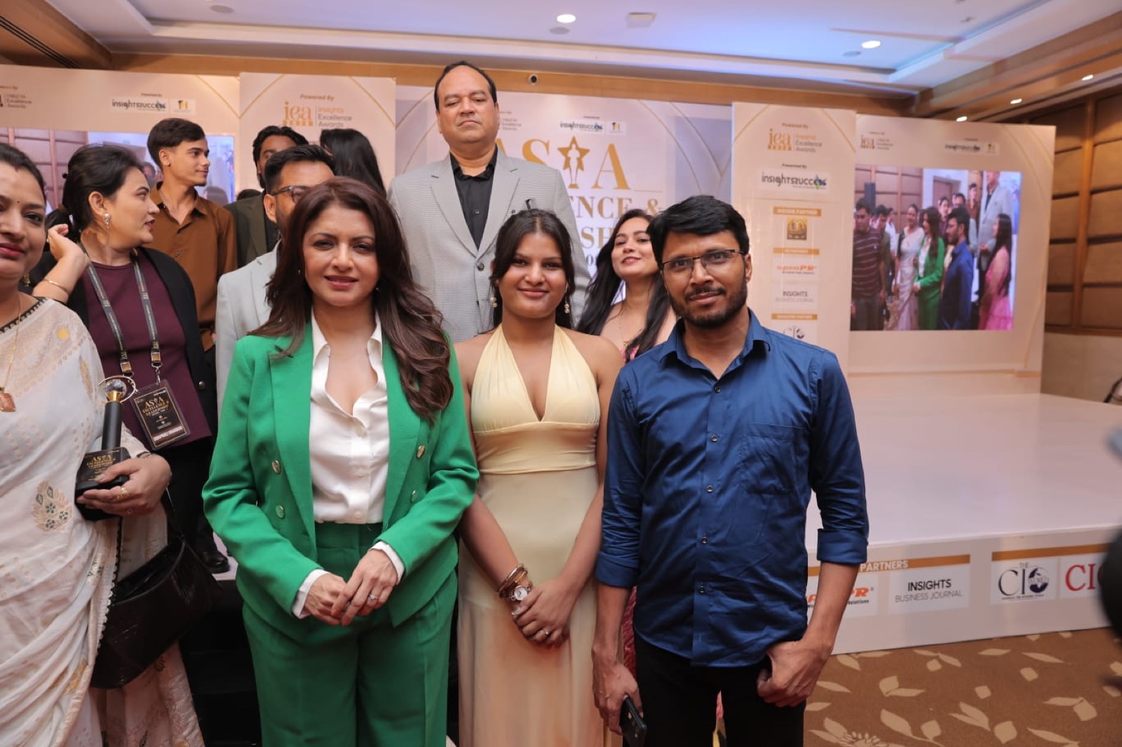Business Awards ceremony attendees