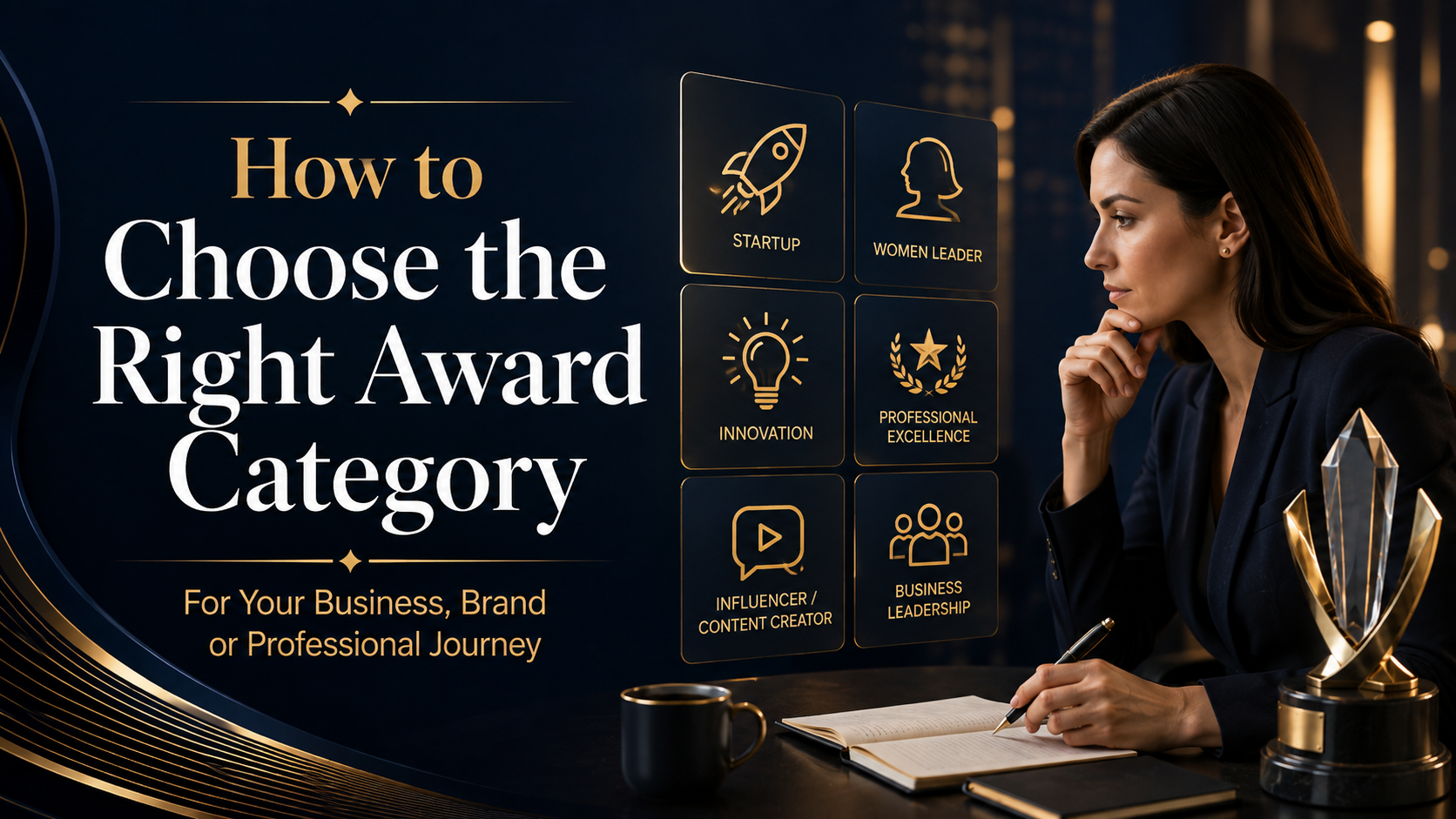 How to Choose the Right Award Category for Your Business, Brand or Professional Journey